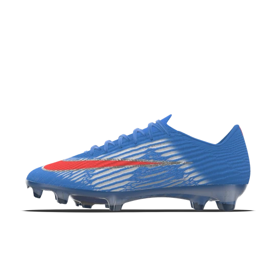 Zdjęcie produktu Personalizowane korki piłkarskie z niską cholewką na twardą murawę Nike Mercurial Superfly 11 Elite By You - Niebieski