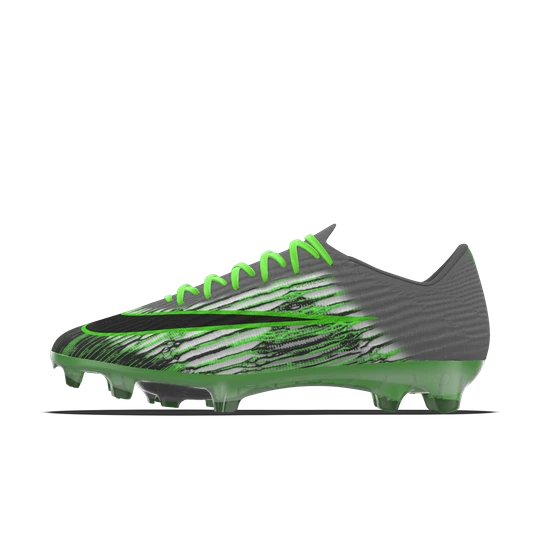 Zdjęcie produktu Personalizowane korki piłkarskie z niską cholewką na twardą murawę Nike Mercurial Superfly 11 Elite By You - Zieleń