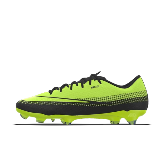 Zdjęcie produktu Personalizowane korki piłkarskie z niską cholewką na twardą murawę Nike Mercurial Vapor 17 Academy By You - Zieleń