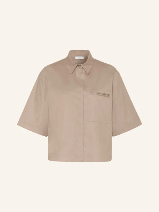 Zdjęcie produktu Peserico Bluzka Z Kamieniami Ozdobnymi beige