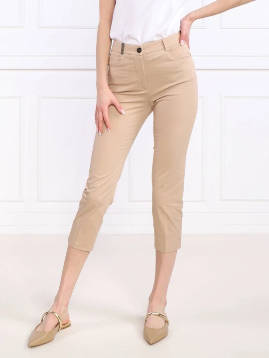 Zdjęcie produktu Peserico Spodnie | Skinny fit beżowy