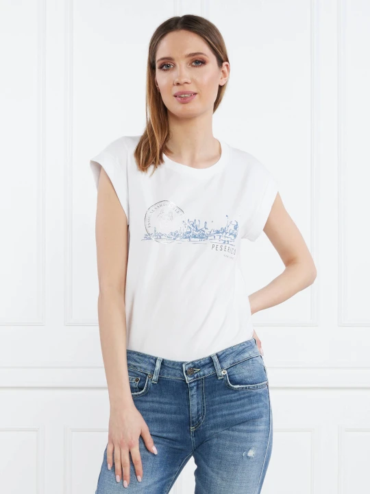 Zdjęcie produktu Peserico T-shirt | Regular Fit biały