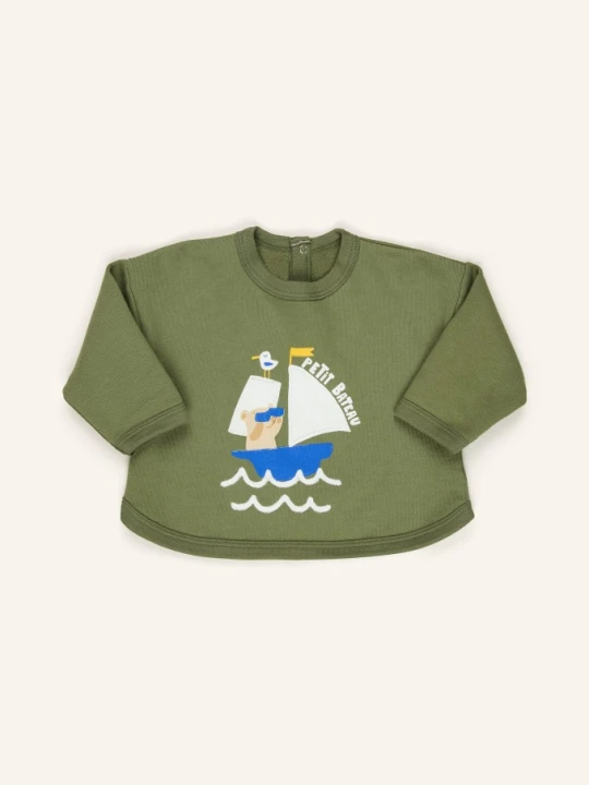 Zdjęcie produktu Petit Bateau Bluza gruen OLIWKOWY