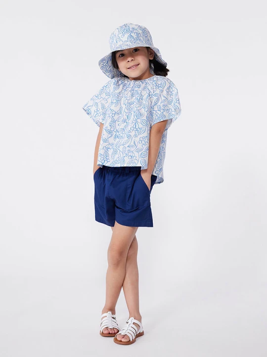 Zdjęcie produktu PETIT BATEAU Bluzka w kolorze błękitnym rozmiar: 110
