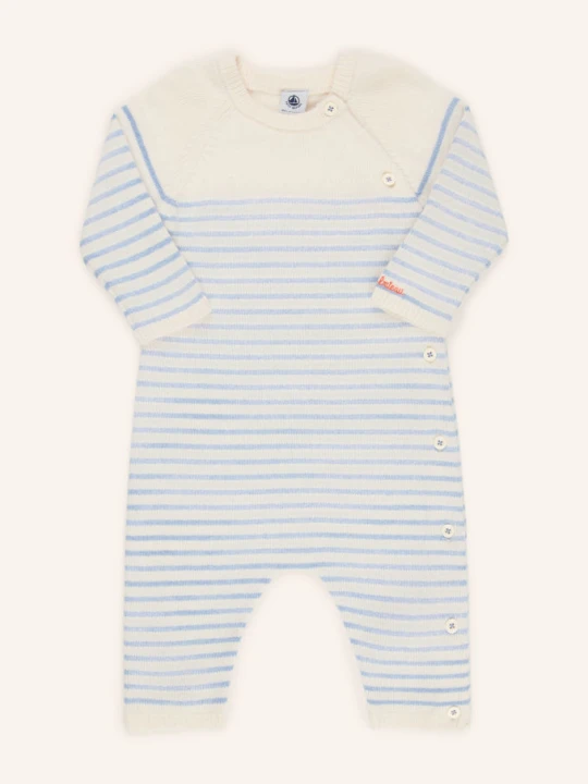 Zdjęcie produktu Petit Bateau Dzianinowe Śpioszki weiss