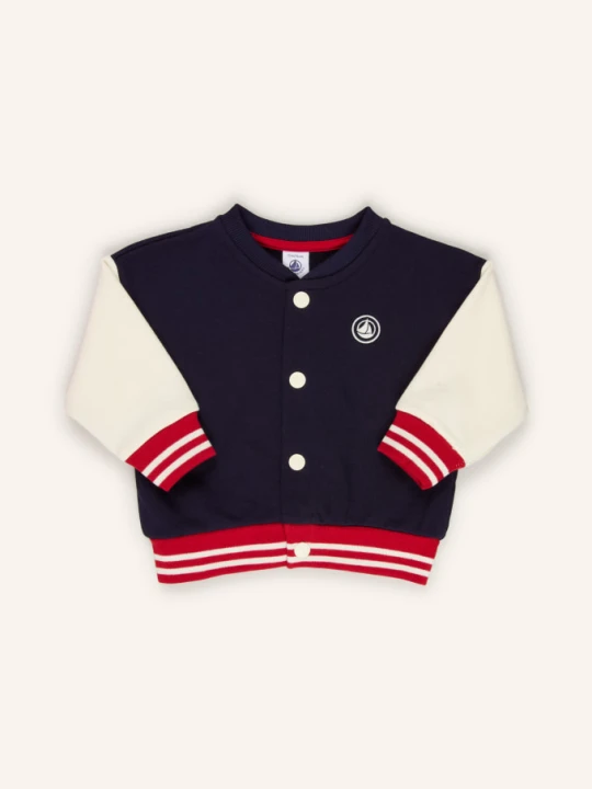 Zdjęcie produktu Petit Bateau Kurtka W Stylu College'owym blau beżowy