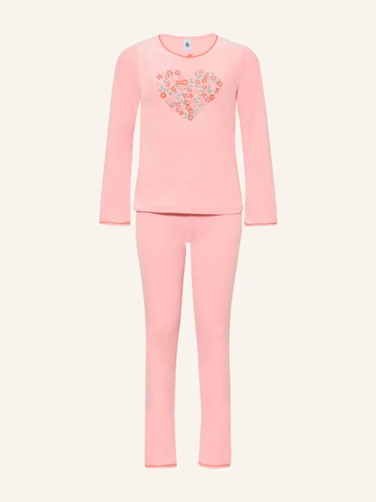 Zdjęcie produktu Petit Bateau Piżama Z Veluru rosa różowy