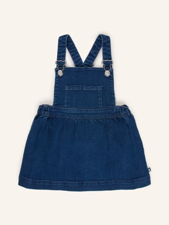 Zdjęcie produktu Petit Bateau Sukienka Jeansowa Z Naramiennikami blau GRANATOWY