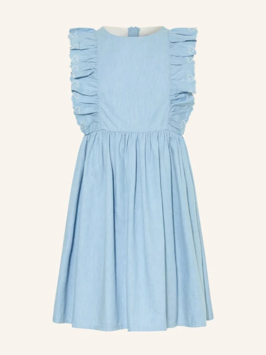 Zdjęcie produktu Petit Bateau Sukienka Z Falbanami blau JASNONIEBIESKI