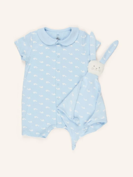 Zdjęcie produktu Petit Bateau Zestaw: Body I Pieluszka blau