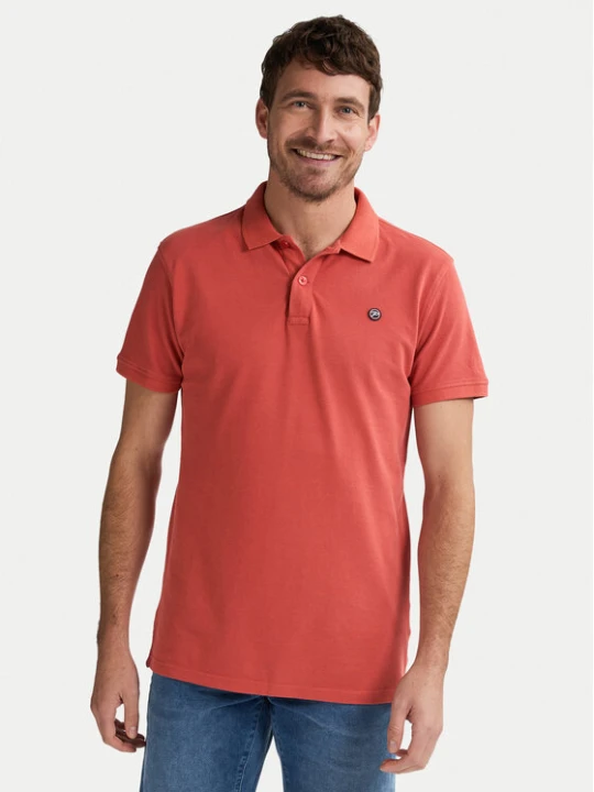 Zdjęcie produktu Petrol Industries Polo M-ROS-POL002 Różowy Regular Fit