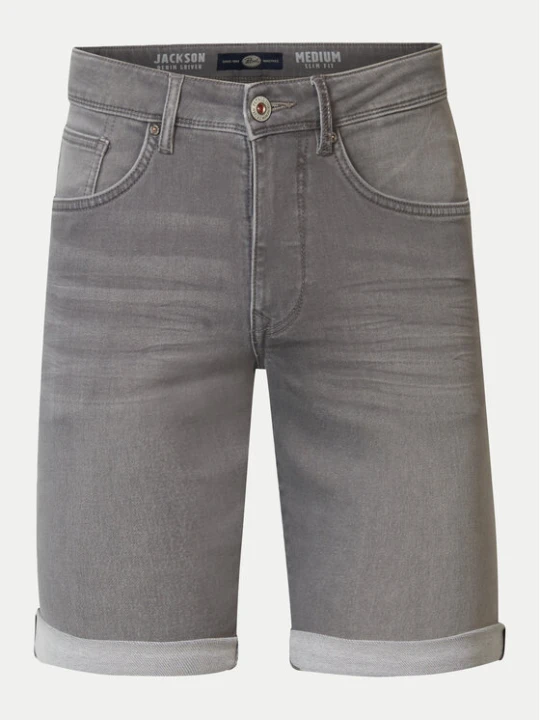 Zdjęcie produktu Petrol Industries Szorty jeansowe M-1040-SHO001 Szary Slim Fit