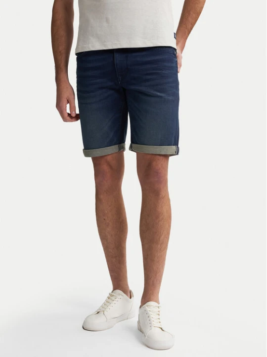 Zdjęcie produktu Petrol Industries Szorty jeansowe M-ROS-SHO001 Granatowy Slim Fit