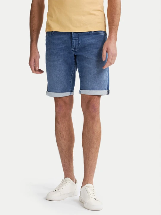 Zdjęcie produktu Petrol Industries Szorty jeansowe M-ROS-SHO001 Niebieski Slim Fit