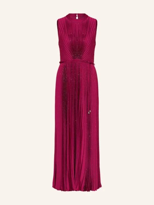 Zdjęcie produktu Phase Eight Sukienka Plisowana Simara Z Brokatową Przędzą pink