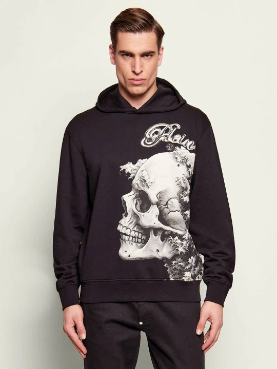 Zdjęcie produktu Philipp Plein Bluza Ceramic Skull | Regular Fit czarny