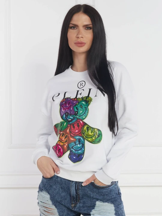 Zdjęcie produktu Philipp Plein Bluza | Oversize fit biały