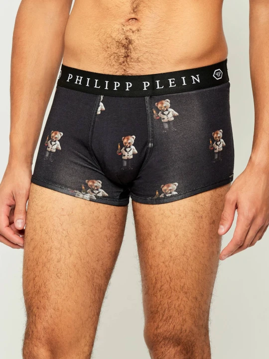 Zdjęcie produktu Philipp Plein Bokserki Teddy All-over czarny