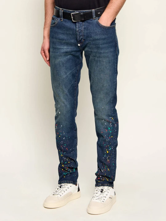 Zdjęcie produktu Philipp Plein Jeansy | Straight fit granatowy