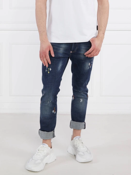 Zdjęcie produktu Philipp Plein Jeansy | Straight fit granatowy