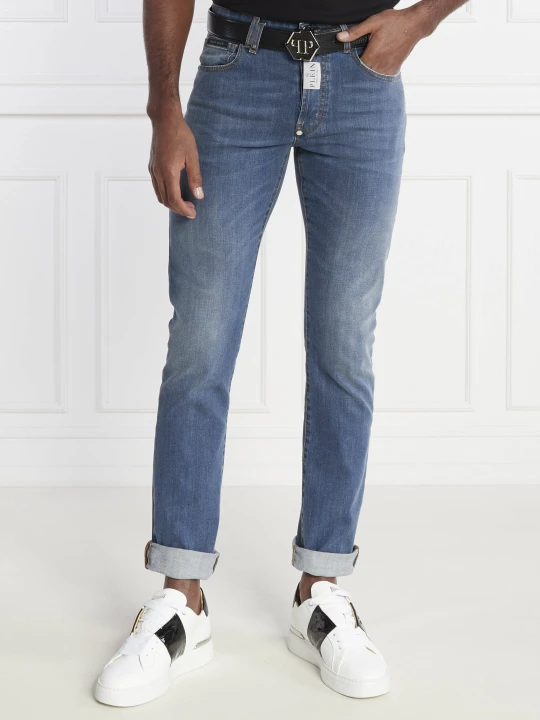 Zdjęcie produktu Philipp Plein Jeansy Supreme | Straight fit niebieski