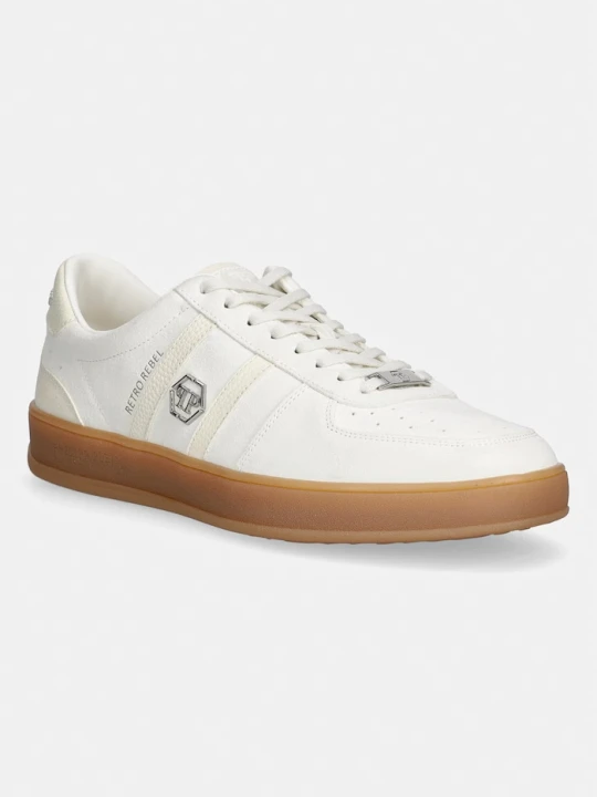 Zdjęcie produktu Philipp Plein Lo-Top Sneaker Retro Rebel sneakersy męskie zamszowe beżowy