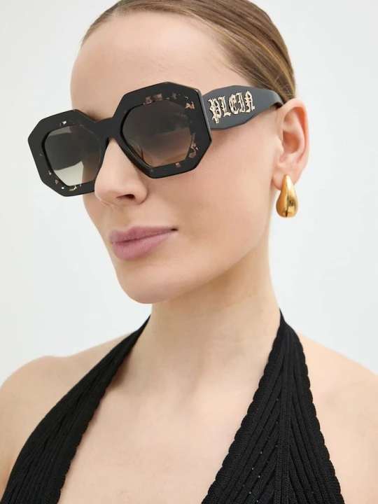 Zdjęcie produktu Philipp Plein okulary przeciwsłoneczne czarny
