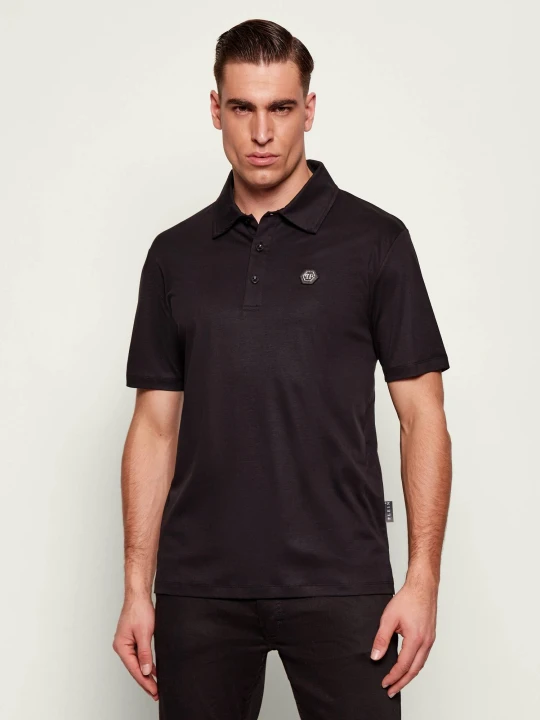 Zdjęcie produktu Philipp Plein Polo Hexagon | Regular Fit czarny