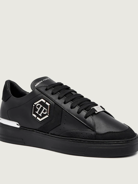 Zdjęcie produktu Philipp Plein Skórzane sneakersy Arrow Force czarny
