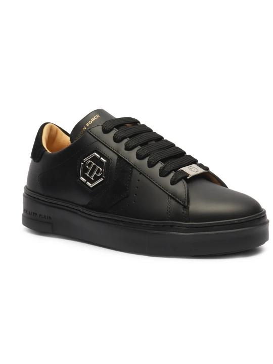 Zdjęcie produktu Philipp Plein Skórzane sneakersy Arrow Force czarny