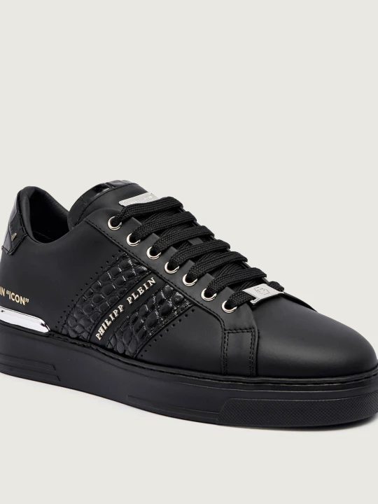 Zdjęcie produktu Philipp Plein Skórzane sneakersy FAES czarny