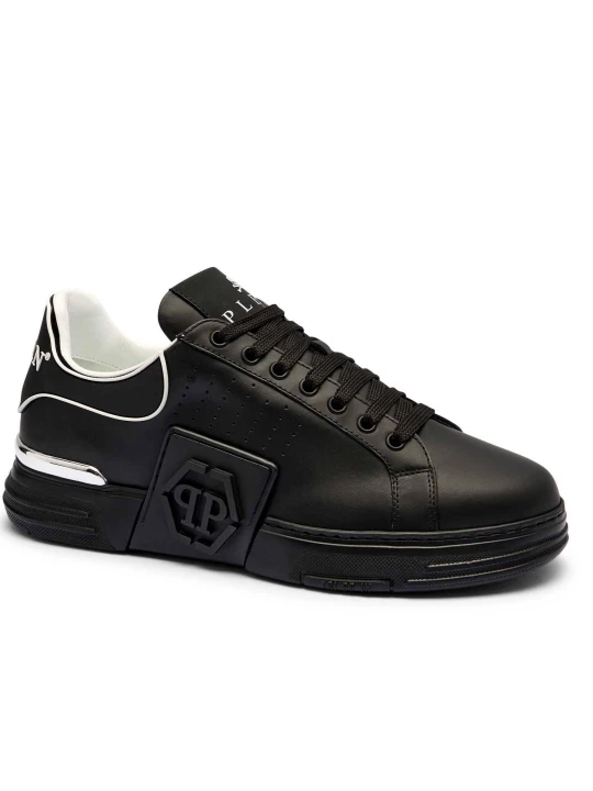 Zdjęcie produktu Philipp Plein Skórzane sneakersy Hexagon AABS czarny