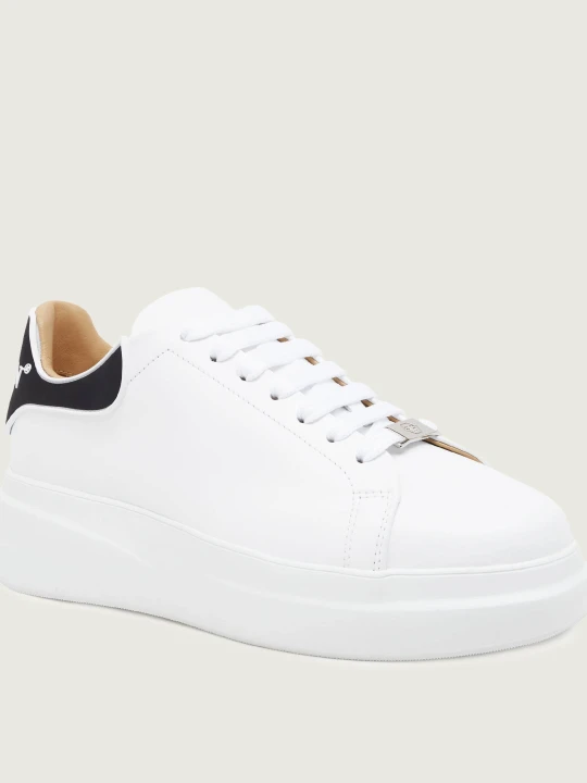 Zdjęcie produktu Philipp Plein Skórzane sneakersy Lo-Top biały