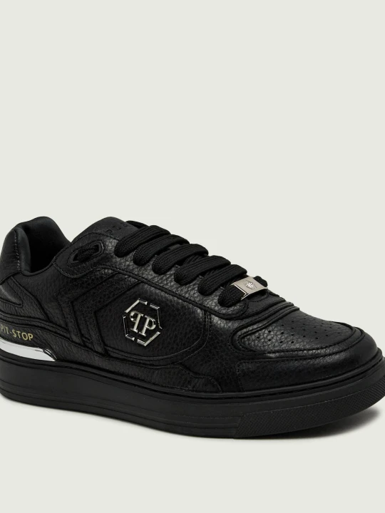 Zdjęcie produktu Philipp Plein Skórzane sneakersy Pit - $top czarny