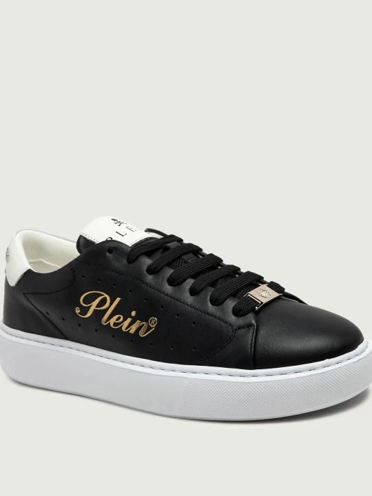 Zdjęcie produktu Philipp Plein Skórzane sneakersy Signature czarny