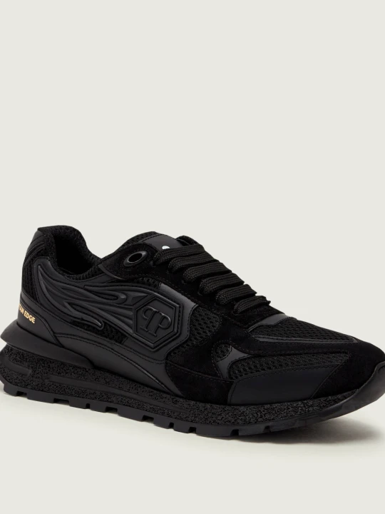 Zdjęcie produktu Philipp Plein Sneakersy Runner TITAN EDGE | zamsz czarny