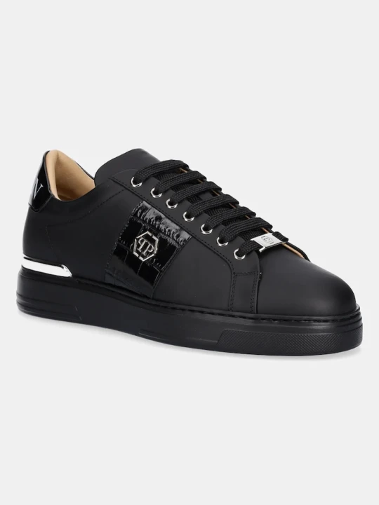 Zdjęcie produktu Philipp Plein sneakersy skórzane Band In czarny