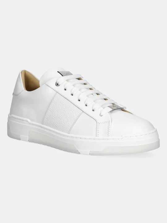 Zdjęcie produktu Philipp Plein sneakersy skórzane Lo-Top Monogram biały