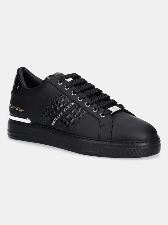 Zdjęcie produktu Philipp Plein sneakersy skórzane Plein Icon czarny