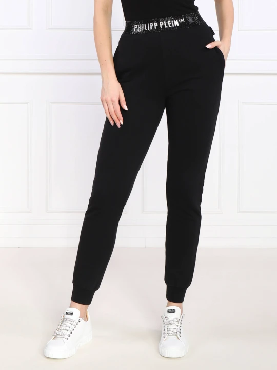 Zdjęcie produktu Philipp Plein Spodnie dresowe | Regular Fit czarny