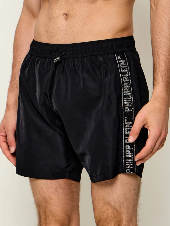 Zdjęcie produktu Philipp Plein Szorty kąpielowe | Regular Fit czarny