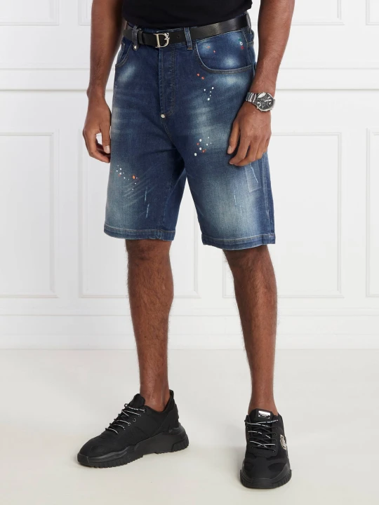Zdjęcie produktu Philipp Plein Szorty | Regular Fit | denim niebieski