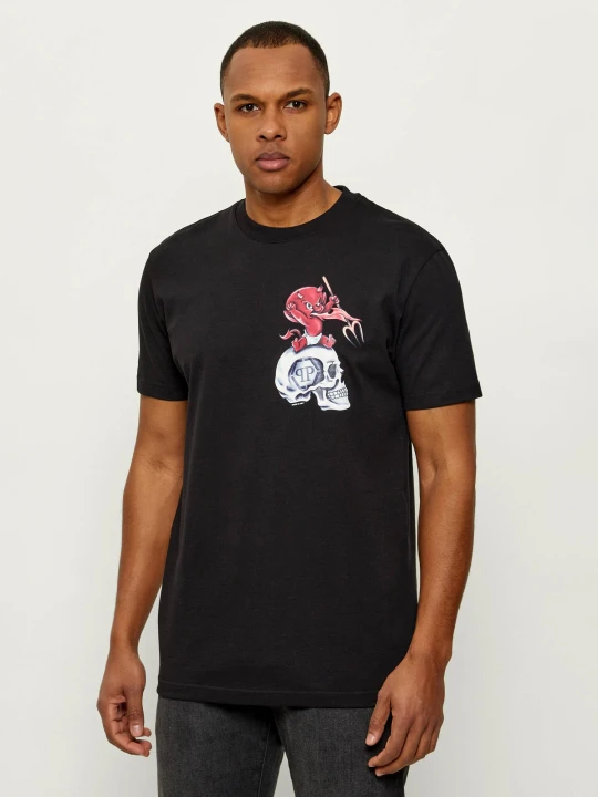 Zdjęcie produktu Philipp Plein T-shirt Baby Devil | Regular Fit czarny