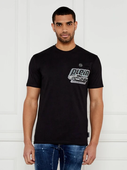Zdjęcie produktu Philipp Plein T-shirt Cars Racing | Regular Fit czarny