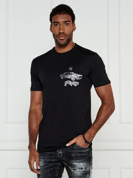 Zdjęcie produktu Philipp Plein T-shirt Cars Racing | Regular Fit czarny