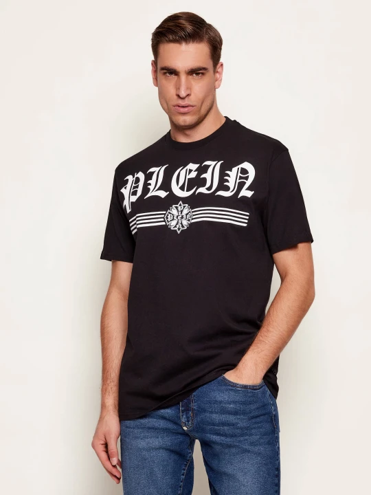 Zdjęcie produktu Philipp Plein T-shirt Gothic Plein | Regular Fit czarny