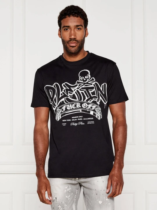 Zdjęcie produktu Philipp Plein T-shirt Graffiti | Regular Fit czarny