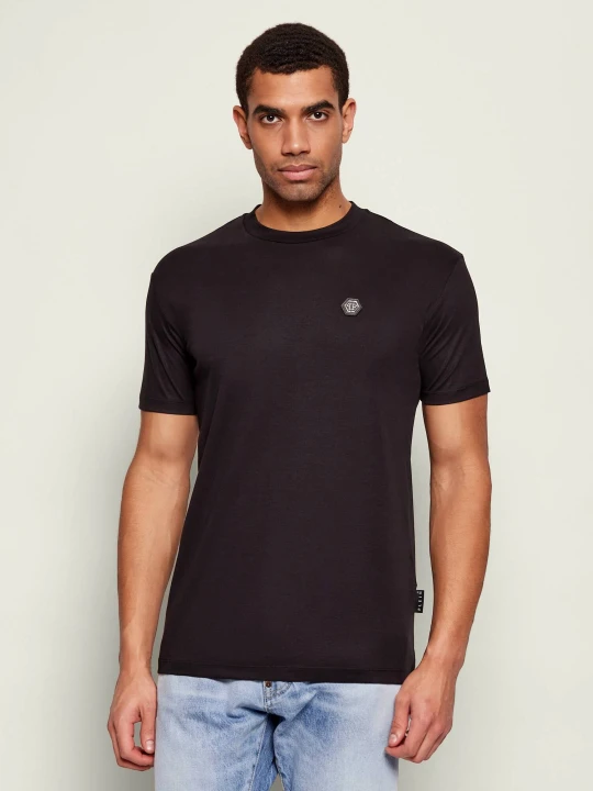 Zdjęcie produktu Philipp Plein T-shirt Hexagon | Regular Fit czarny