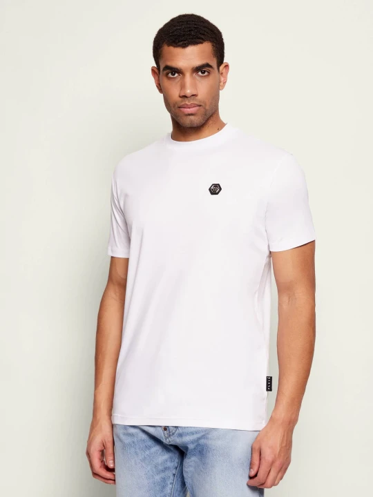 Zdjęcie produktu Philipp Plein T-shirt Hexagon | Regular Fit biały