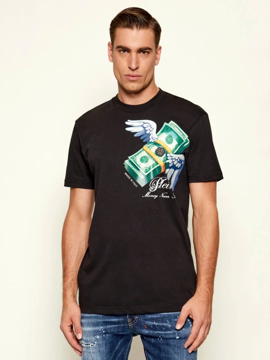 Zdjęcie produktu Philipp Plein T-shirt Money | Regular Fit czarny